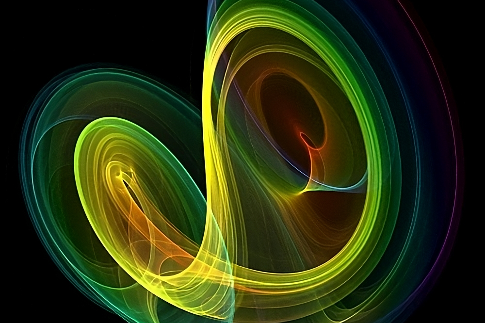 Lorenz Attractor - artistic rendering